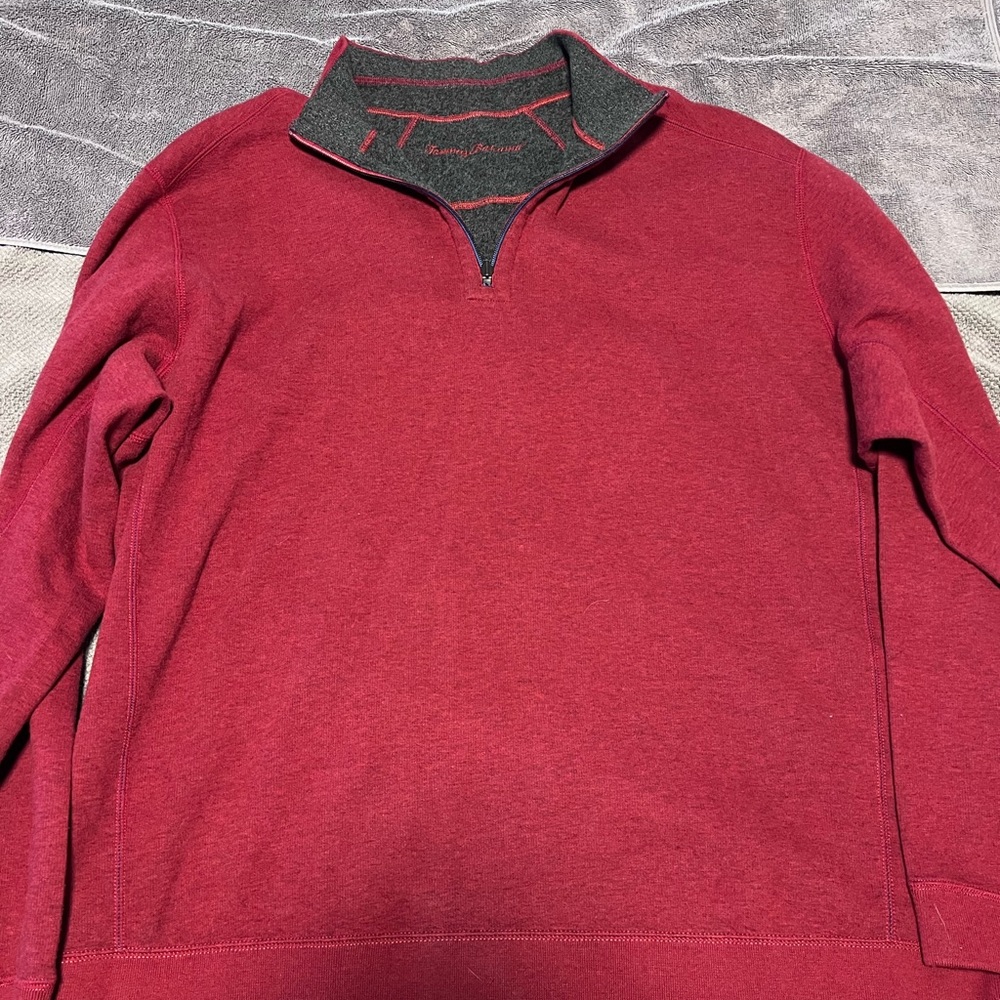 Tommy Bahama Quarter Zip Sweater - Size XXL